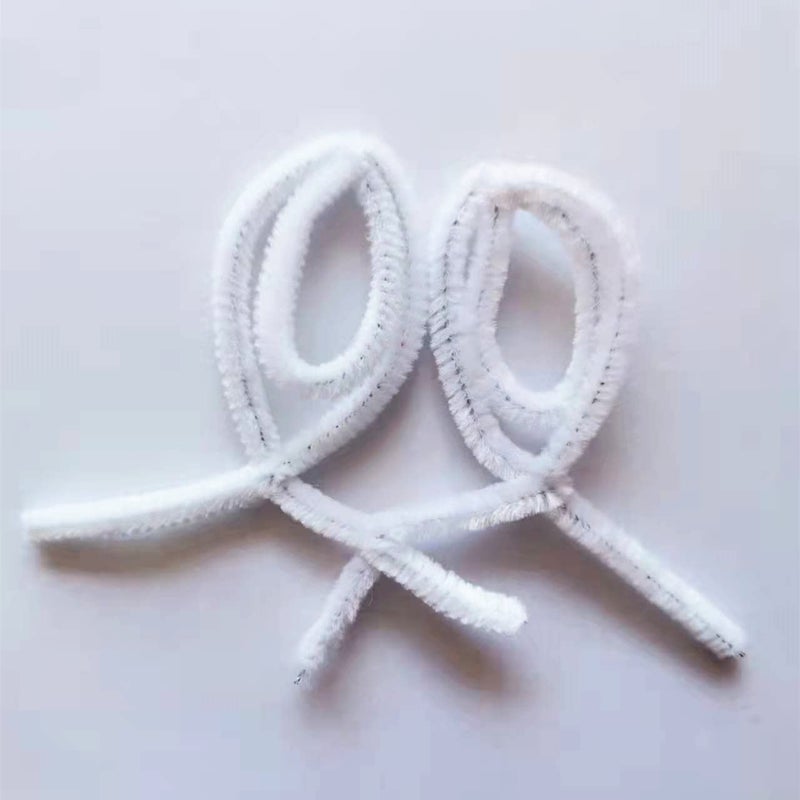 GOTOONE White Pipe Cleaners Crafts (100 Pack) Chenille Stems for DIY Art Decorations Creative (6 mm x 12 Inch) - Image 3